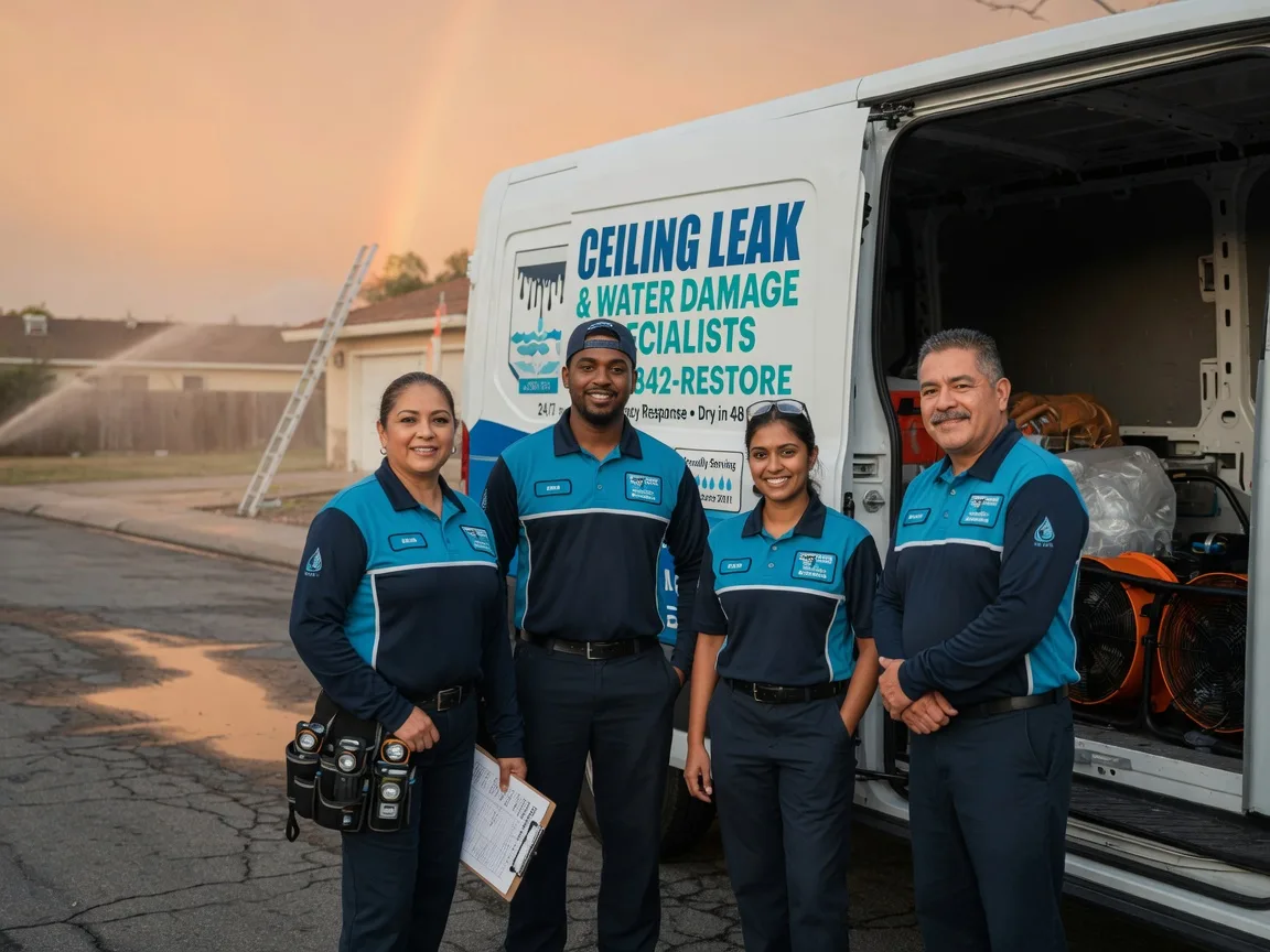 Ceiling Leak Cleanup company in Paupack, PA