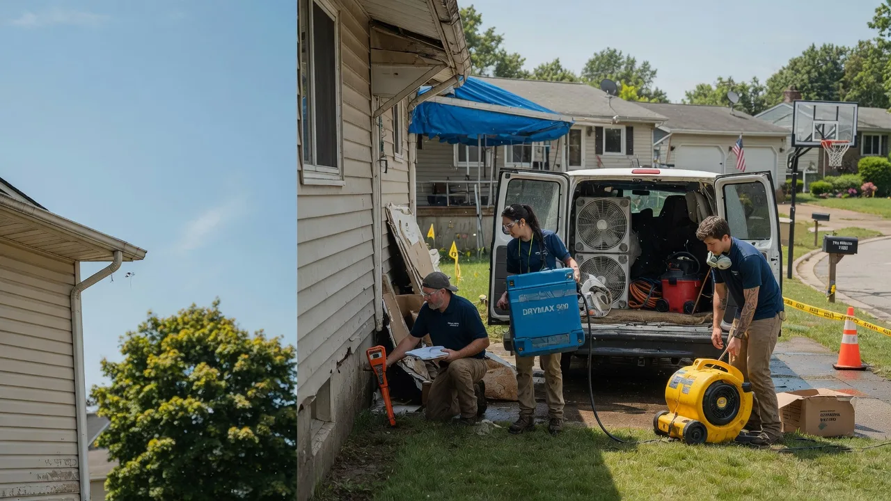 Ceiling Leak Cleanup in Paupack, PA near me